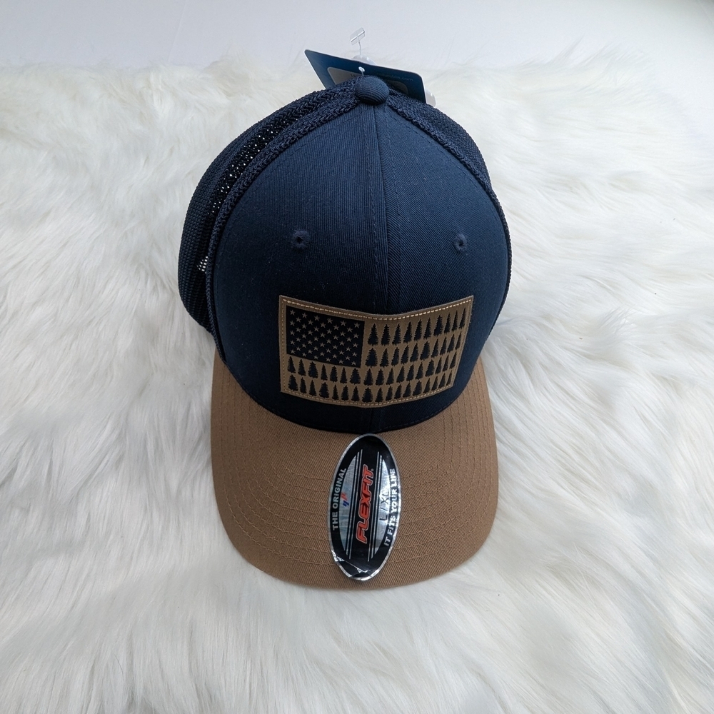 NET Unisex Columbia Navy and Brown Cap Size L/XL